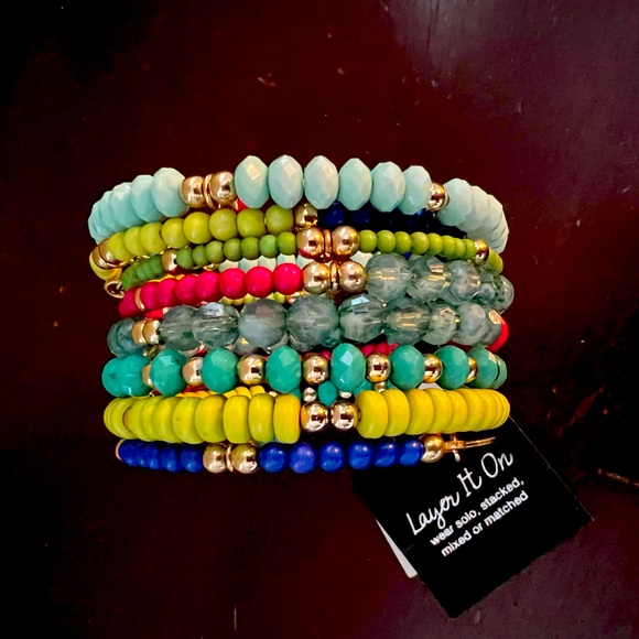 NWT- INC. Layer It On Stacked Bracelet - Picture 2 of 3